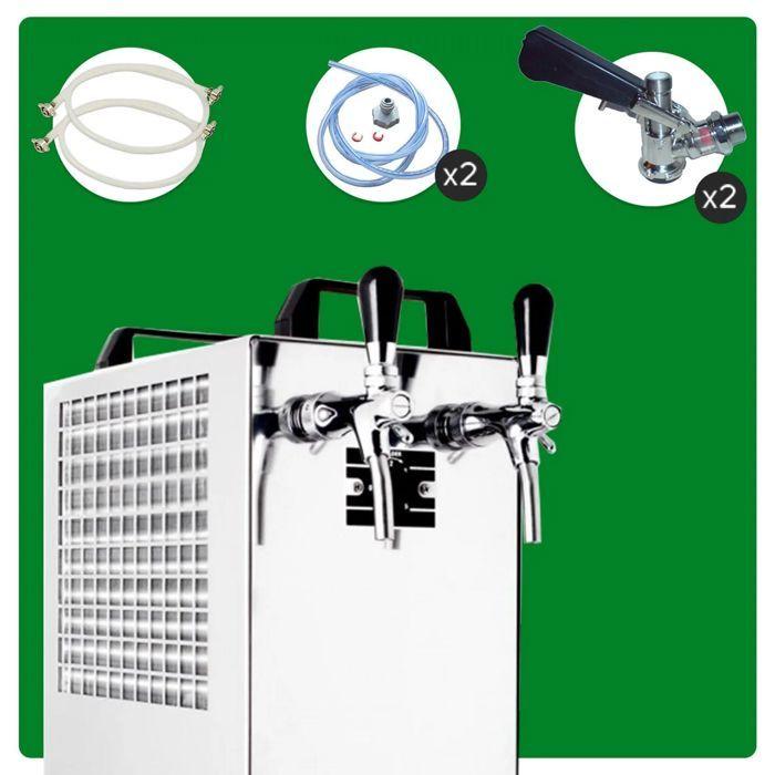 Kontakt 40/K – Système tirage bière 2 lignes, 50l/h, sec, acier inox, pompe membrane, Green Line