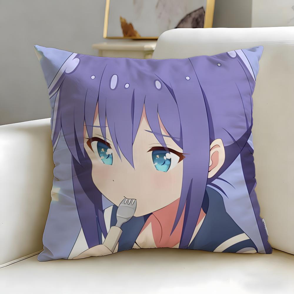 anime Asteroid in Love Cushion Cover Soft EasyWash Pillow Case Versatile for Couch Bed Travel and Office