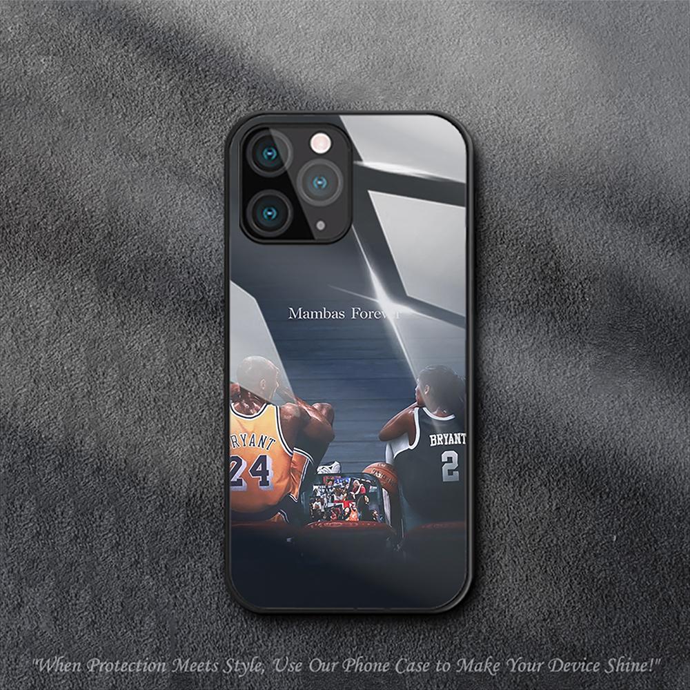 Чехол для iPhone Samsung Galaxy Redmi Note S 17 16 15 14 13 20 24 25 54 Pro Max Ultra Fe Air с закаленным стеклом, Баскетбольный Мамба Коби 24