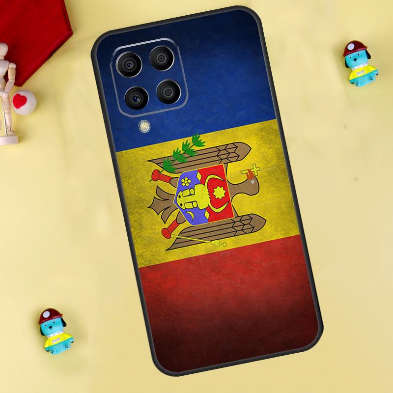 Moldova Flag Case For Samsung Galaxy M13 M33 M53 M14 M12 M15 M06 M16 M36 M56 M31 M32 M52 M35 M55 M34 M54