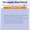 Для Apple Pencil Для iPad A16 2025 10-го Поколения Стилус Перо Pro 13 M5 12.9 Air 11 M4 M3 5 4 3 Mini 7 6 A17 8-го 9-го Поколений Сенсорные Ручки