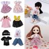 Handmade Changing Dressing Game Doll Outfit 16~17cm Dolls Dresses Doll Clothes and Accessories