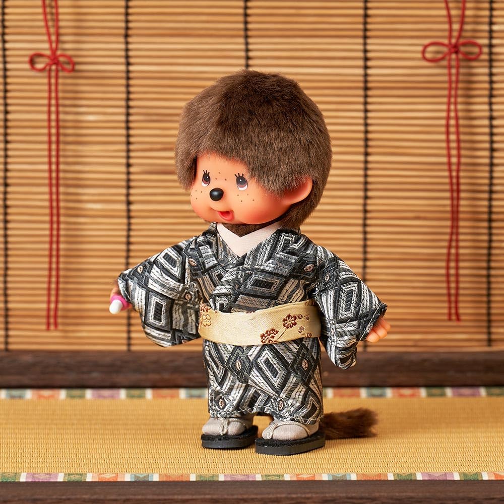 Official Kyugetsu Original Monchhichi Kimono Boy IPM-12-Z