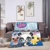 Теплое Мягкое Одеяло для Кемпинга Littlest Pet Shop Плед Фланелевое Покрывало для Улицы Новинка Чехол для Дивана-кровати
