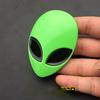 1 шт. металлический 3D Alienware голова инопланетянина авто логотип наклейка виниловый значок эмблема мотоцикла крышка головы автомобиля наклейка кузова автомобиля