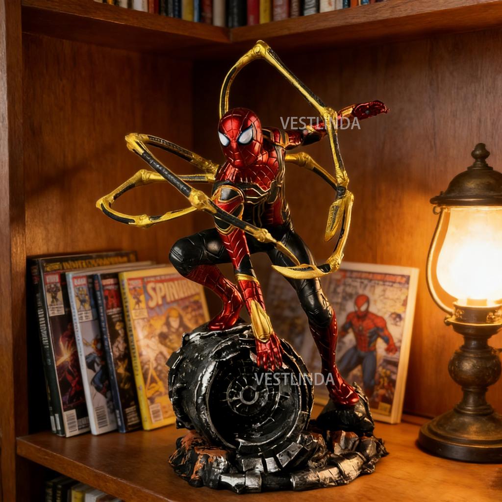 18 см Marvel Человек-паук Супергерой Человек-паук Фигурка Действия Человек-паук Аниме Украшение Коллекция Игрушки Модель Друзья Подарки Мальчикам Подвижная Сочлененная