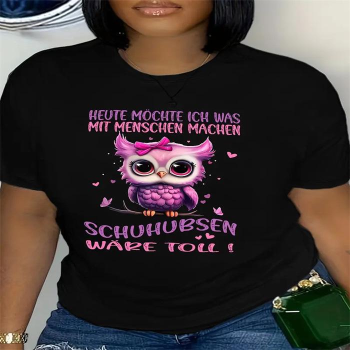 Летний топ с круглым вырезом и принтом, модные повседневные милые женские футболки из чистого хлопка с короткими рукавами