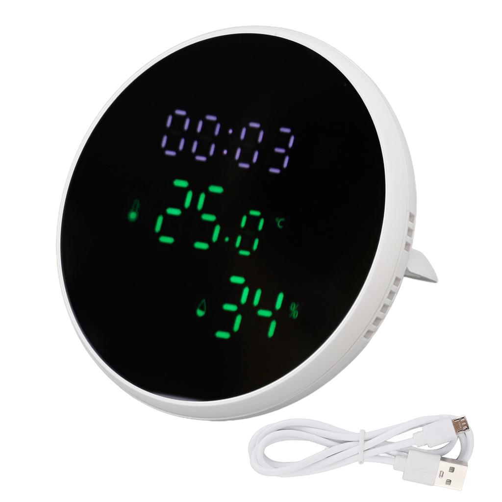 WiFi Thermometer Hygrometer High Accuracy Voice Control Smart Temperature Humidity Sensor with LED