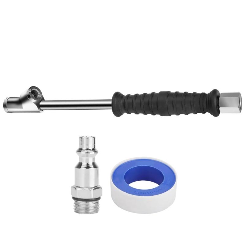 Воздушные патроны 2 в 1 с двойной головкой, нагнетательный инструмент для грузовиков, автомобилей, мотоциклов, быстрые заглушки с наружной резьбой NPT 1/4 дюйма