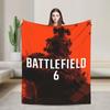 Battlefield 6 Забавные игры Одеяло Разные размеры Мягкое и легкое Пледы для дивана, кушетки и кровати