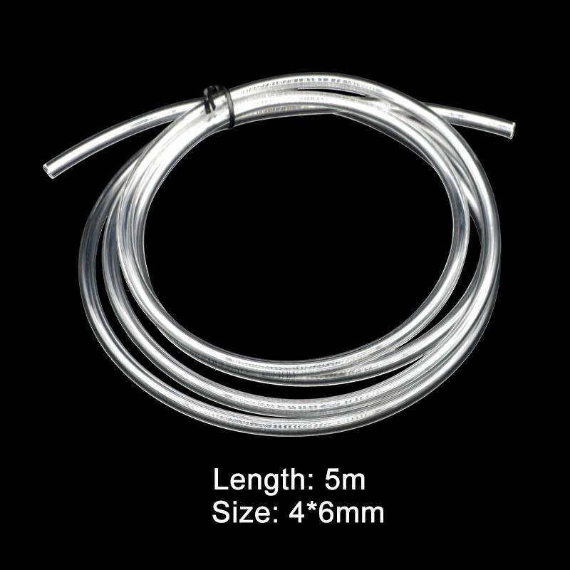 Aquarium CO2 Tube Pipe Oxygen Hose for Fish Tank Plant CO2 Generator Regulator Reactor System Kit Set Accessories PU 4*6mm 2m 5m