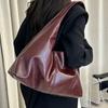 Retro Commuter Bag Women's 2025 Summer New Fashionable Versatile Retro Tote Bag Large Capacity Underarm Women's Bag