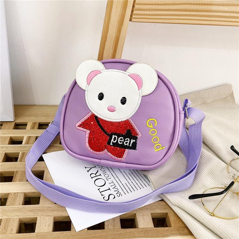 Rabbit Mouse And Shoulder Bag Adjustable Shoulder Strap Childrens Zipper Design