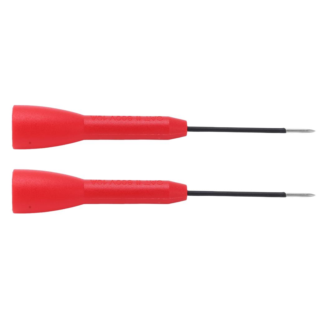 2 шт. щуп для проверки изоляции, простая эксплуатация, 1 мм, мультиметр, игольчатый щуп для прокалывания, 600 В