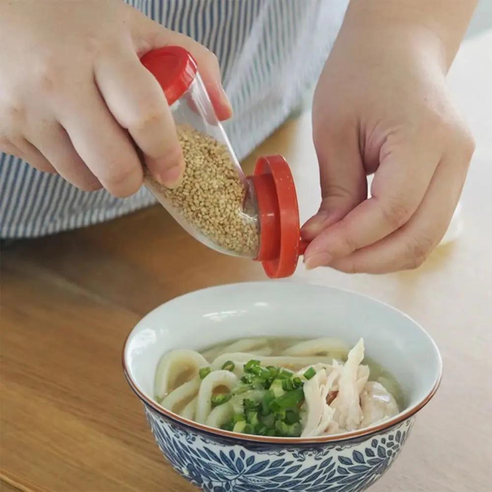 Hand-Rotated Manual Sesame Grinder with Moisture-proof Cover Sesame Mill Bottle  Cooking