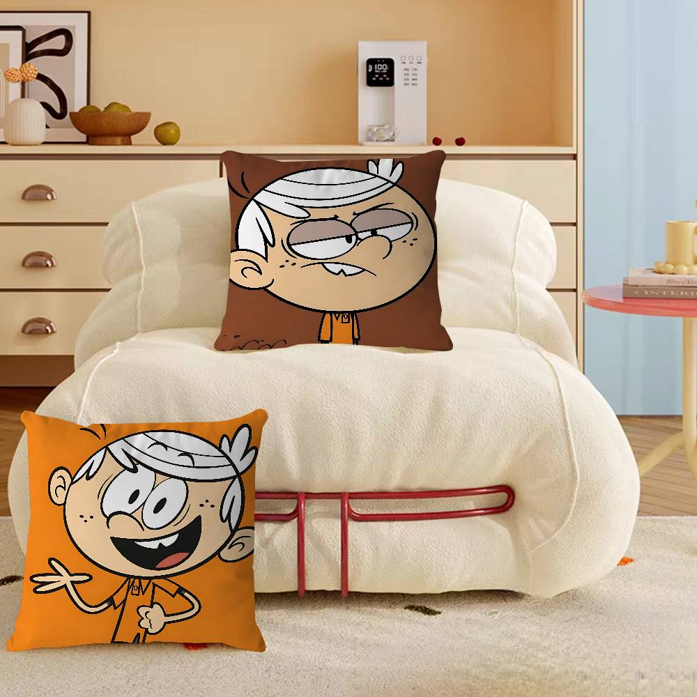 Anime The L-loud House Pillow Gifts Home Office Furnishings Bedroom Sofa Car Cushion Cover Case 45x45cm