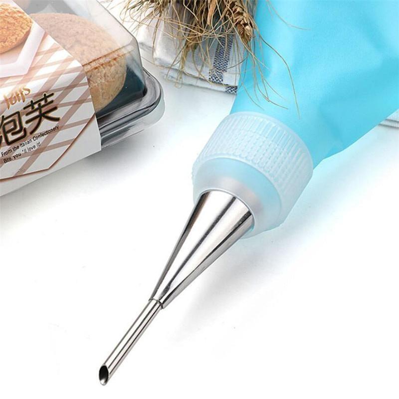 Насадка для слоеного теста Кондитерские изделия из нержавеющей стали Инструмент для инъекций тортов и кексов Набор трубок для обледенения Шприц Трубки для наполнения кондитерских изделий