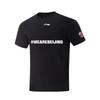 Li Ning T Shirts Unisex Black Crew Neck AHSVE61-1WEAREBEIJING
