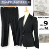 Made In Japan RALPH LAUREN Autumn/Winter Pants Suit M Women Black Fully Lined Single(USED)