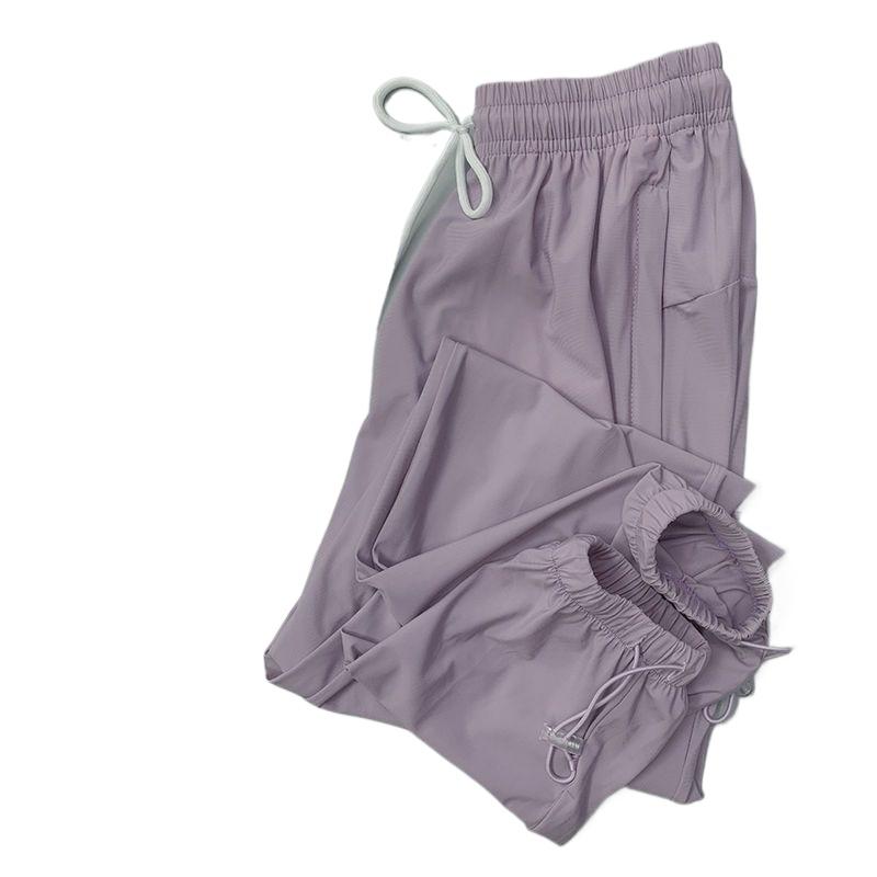 Дышащие быстросохнущие спортивные брюки для женщин, летние брюки для бега на открытом воздухе