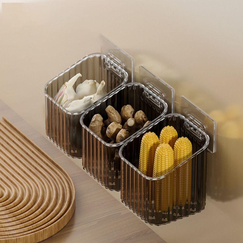 Wall Mounted Storage Basket Large Capacity Storage Rack Durable Storage Box