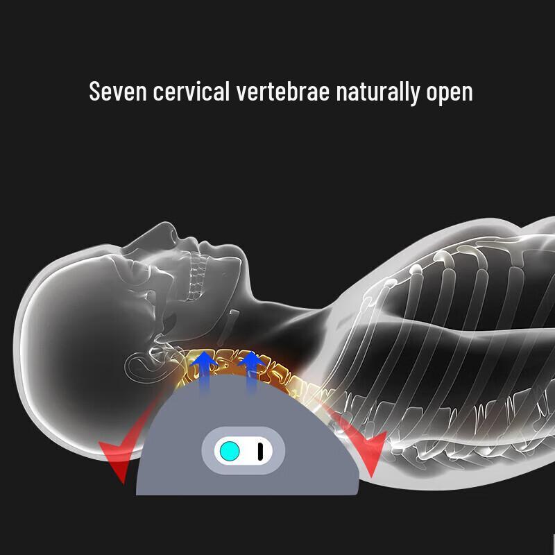 HEZHENG Portable Wireless Vibrating Neck Massage Pillow