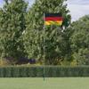 Day and Night - Day and Night Germany Aluminum Flagpole and Flag 5.55 M