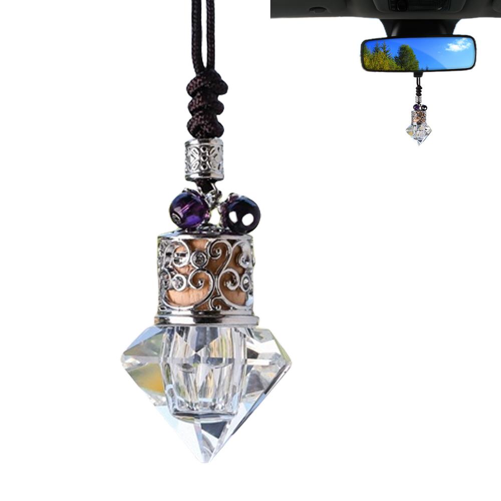 Пустые бутылки для автомобильного диффузора, прозрачная бутылка для масляного диффузора, ароматизированный автомобильный освежитель воздуха, многоразовые подвески, автомобильный освежитель воздуха для