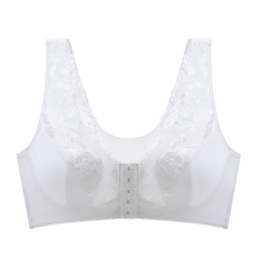 Sexy Large Size Bras for Women Push Up Bras Front Closure Brassiere Femme Wireless Lace Bras Intimate Lingerie