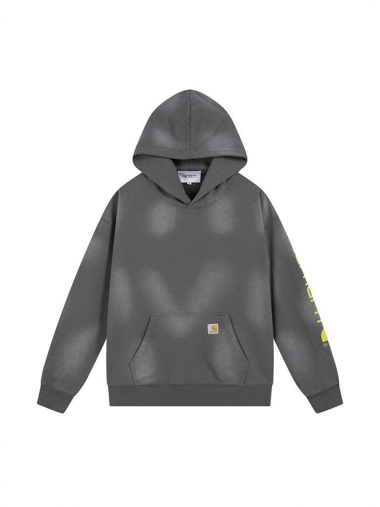 Классическая унисекс толстовка Carhartt с принтом Кирина на рукаве