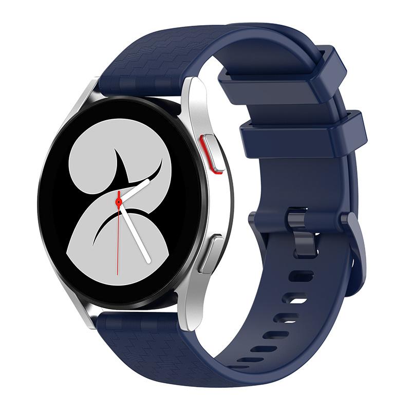 For Garmin Samsung Polar Huami Huawei 20mm Carbon Fiber Silicone Watch Band Replacement Wrist Strap