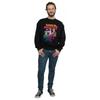 DC Comics Mens Super Powers Neon Floral Sweatshirt