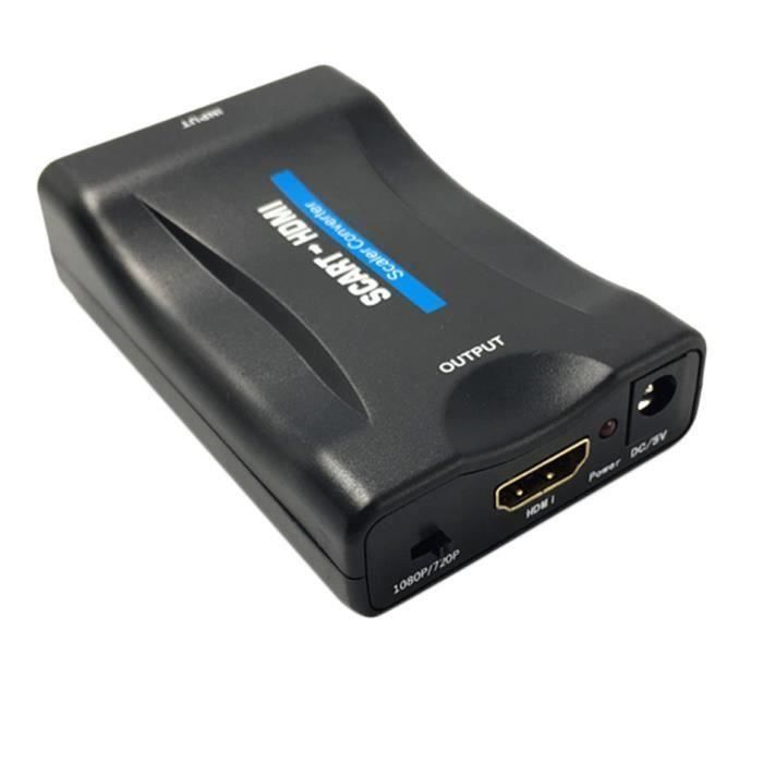 Адаптер SCART на HDMI Конвертер - черный