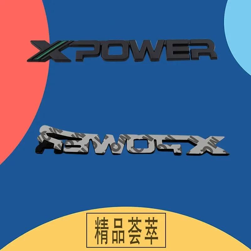 1 шт. Автомобильный стайлинг X XPOWER наклейка-эмблема-значок для капота, крыла, багажника, заднего капота автомобиля для 5 6 ZS EV GS 350 360 HS EZS