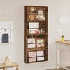 Magazine Shelf 2 pcs Reclaimed Wood Look 60 x 12 x 70 cm Engineered Wood