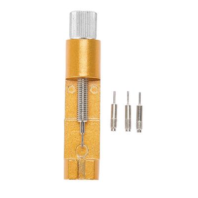 Набор аксессуаров для ремонта ремешка для часов, приспособление для снятия штифта регулировки ремешка (Золото)