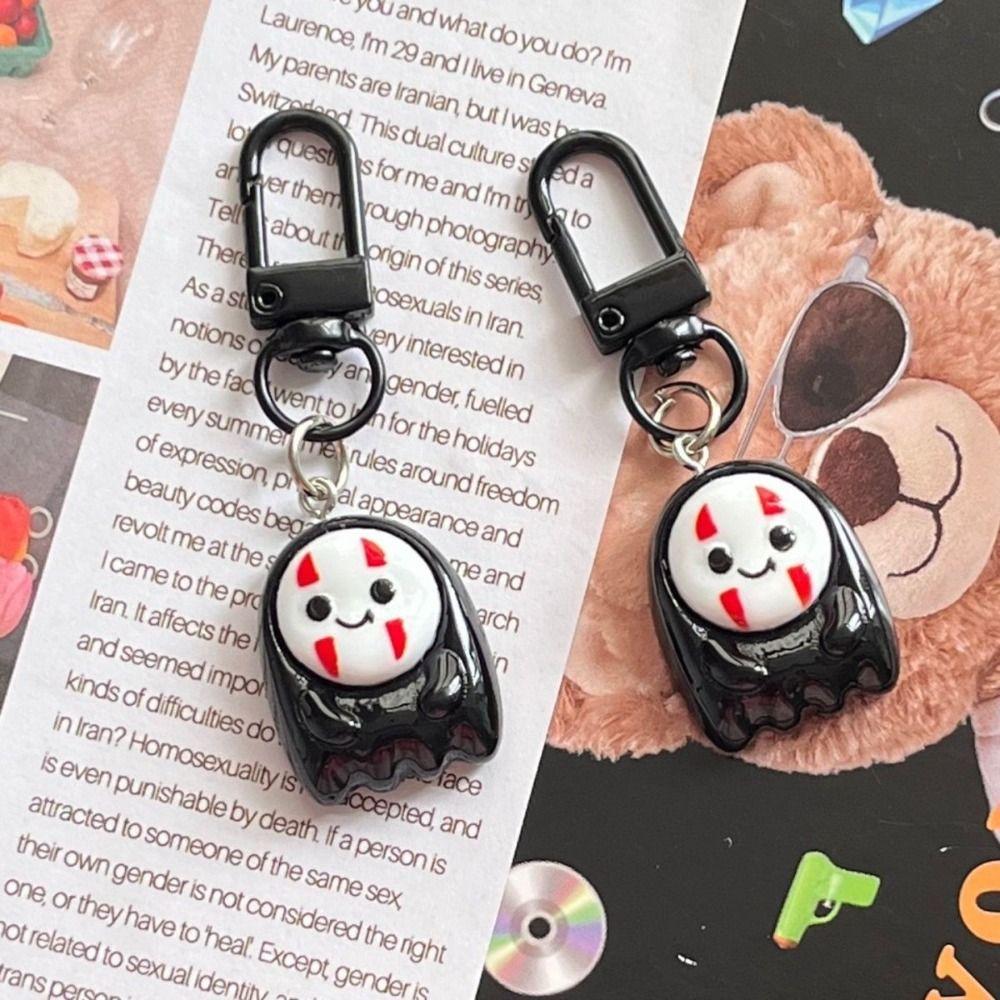 Шармы для рюкзака Призрак Демон Эльф Брелок Брелок для ключей автомобиля Брелок Безликий человек Кавайный Подарок на день рождения
