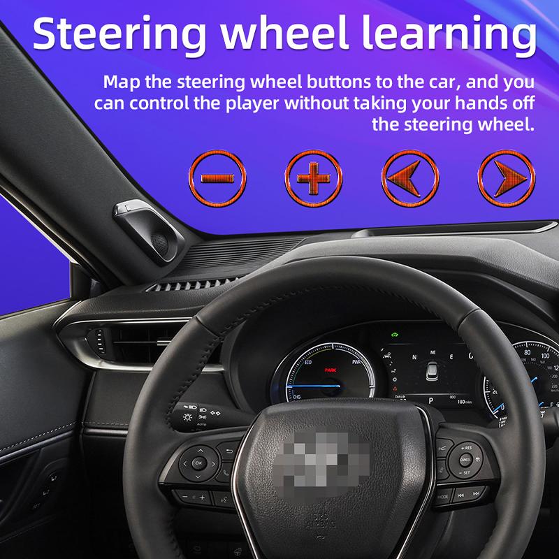 Автомобильное радио Hippcron, 1din CarPlay, Android Auto, Bluetooth, мультимедийное видео, MP5-плеер, 6,2-дюймовый сенсорный экран с пультом дистанционного управления