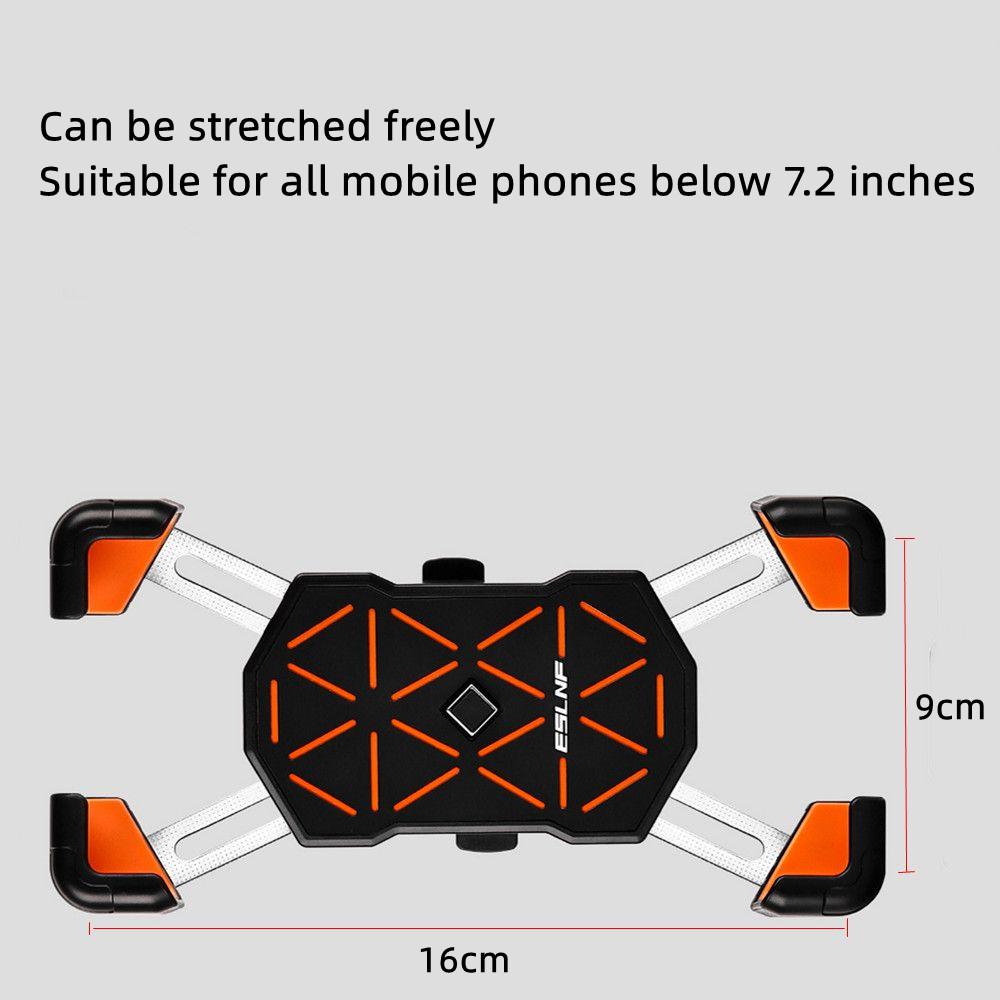 Держатель для телефона на велосипед с обзором 360°, универсальный держатель для телефона на велосипеде, подставка для мобильного телефона 4,5–7,2 дюйма, противоударный кронштейн для мотоцикла