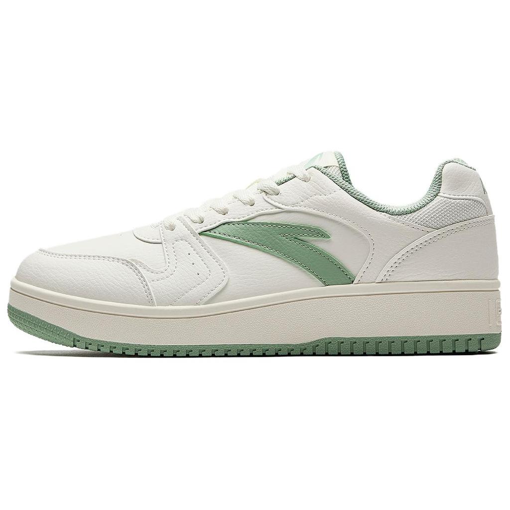 Anta Серия Life Год Первый Универсальные Повседневные Нескользящие Легкие Низкие Кеды для Скейтбординга Мужские кроссовки Белый Зеленый 112518022R-1