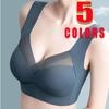 Бесшовные женские бюстгальтеры большого размера с верхней поддержкой, маленькое удобное нижнее белье без стального кольца, жилет для сна для йоги, фитнеса