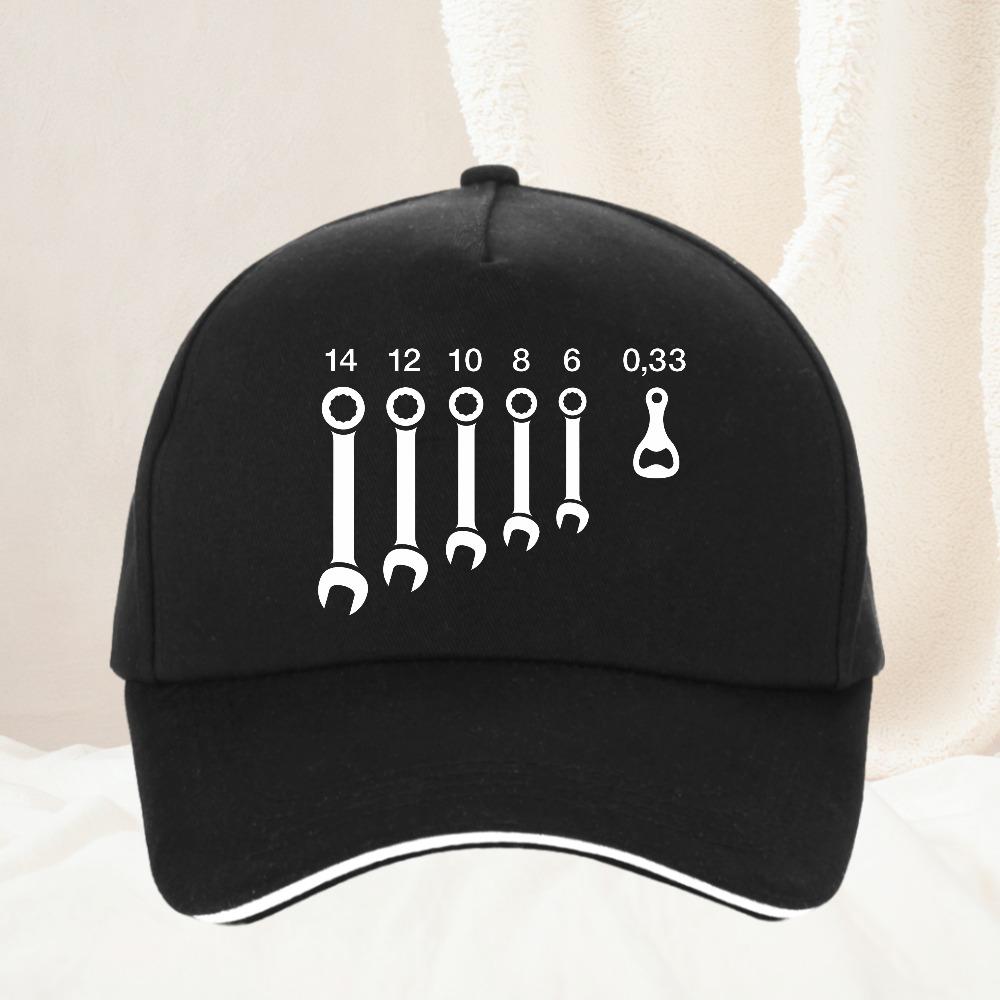 Wrench Wrenches Beer Bottle Opener Tools Baseball Cap Adjustable Unisex Sports Hats Beer Bottle Opene Dad tool Hat
