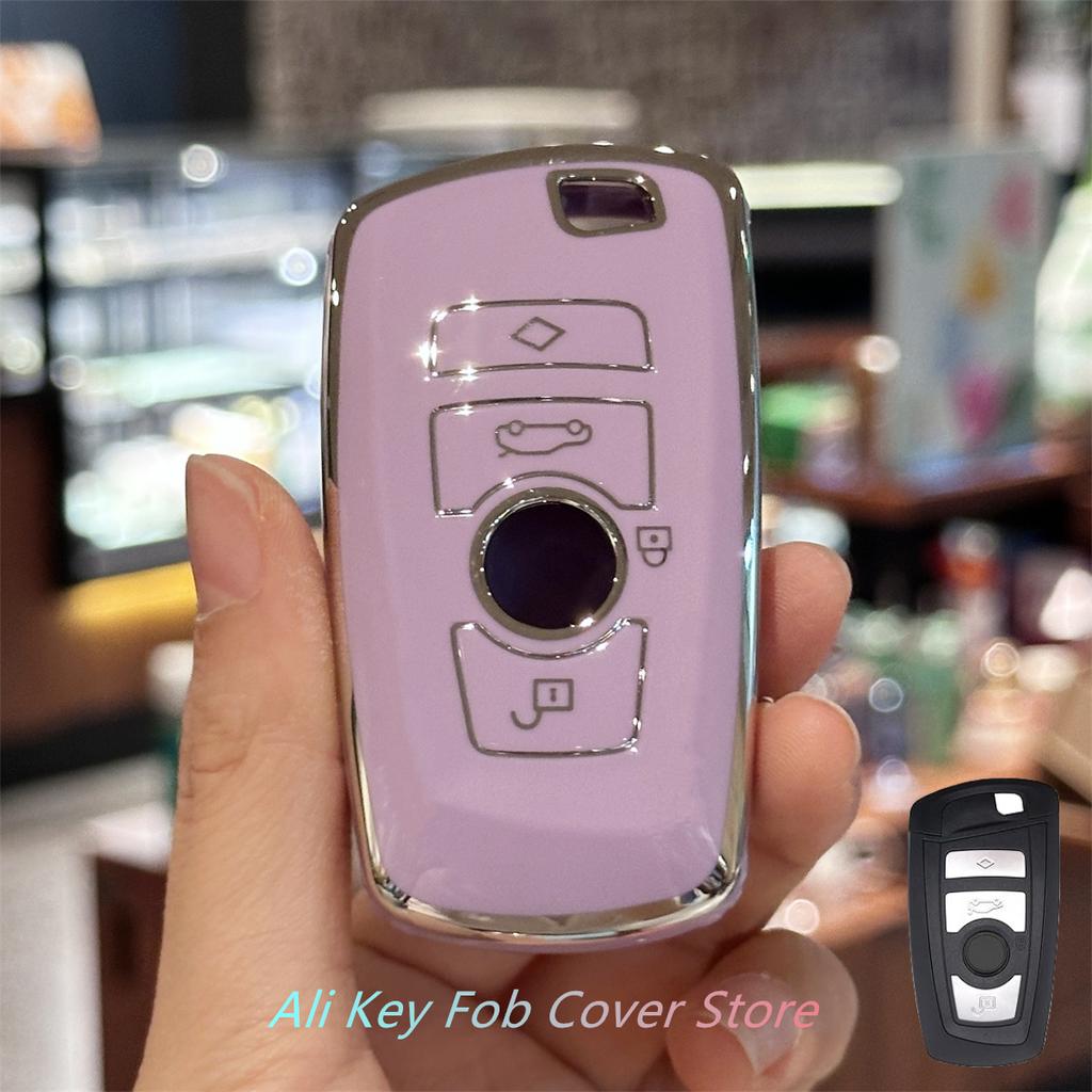 Key Fob Cover Case, Car Keychains, TPU Shell Cover Compatible for BMW 1 3 4 5 6 7 Series X3 X4 M5 M6 GT3 GT5