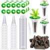 Hydroponic Garden Seed Pods Grow Anything Kit with Accessories Sponge Dome (30 Sets)
