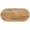 VidaXL Table Top, Replacement Table Top, Replacement Dining Room Table Top, 140x50x2.5 Cm Oval Solid Wood 370129
