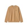 Carhartt WIP Толстовки Унисекс Коричневые С круглым вырезом Умеренный Обычный I025475_07E_XX