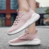 Autumn New Fly-woven Sports Running Shoes Women's EVA Light Casual Sports Shoes Men's One