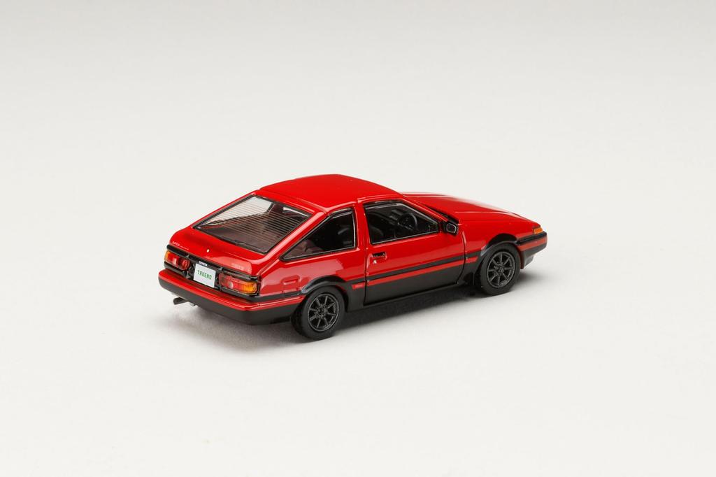 Toyota Sprinter Trune JDM Кастомная Версия 1/64 (АЕ86) GT-APEX Красный/Черный
