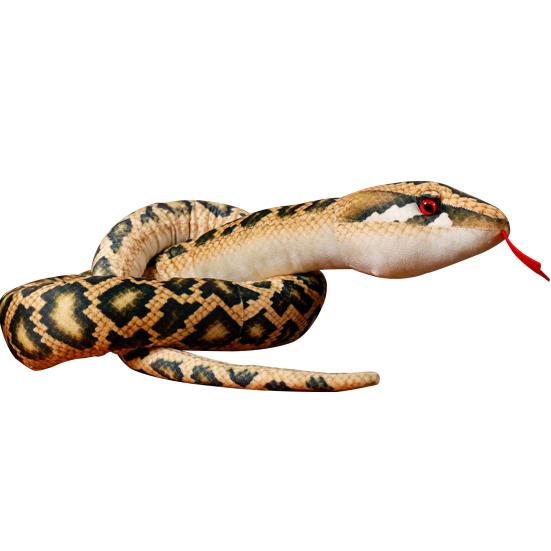 Realistic Soft Ornament Vivid Look Python Toy Prank Trick Doll Birthday Gift Simulation