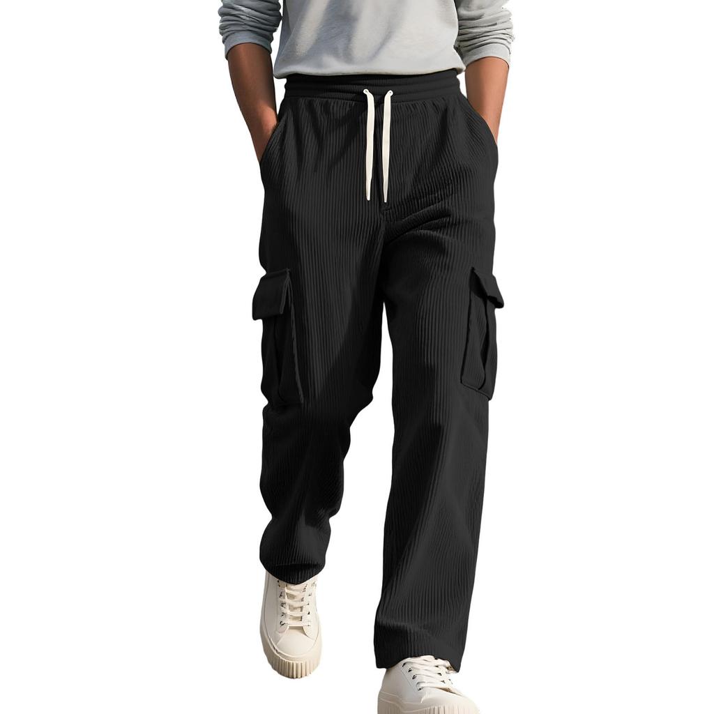 Мужские Уличные Повседневные Свободные Многокарманные Рабочая одежда Спортивные Брюки